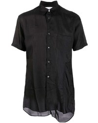 Мужская черная рубашка с коротким рукавом от Comme Des Garcons SHIRT