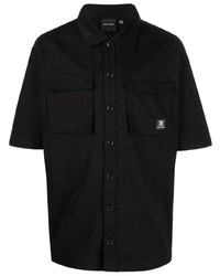 Мужская черная рубашка с коротким рукавом от Daily Paper