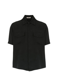 Мужская черная рубашка с коротким рукавом от Egrey