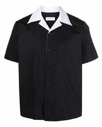 Мужская черная рубашка с коротким рукавом от Ernest W. Baker