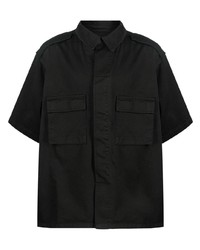 Мужская черная рубашка с коротким рукавом от Heron Preston