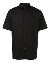 Мужская черная рубашка с коротким рукавом от Hugo
