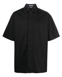 Мужская черная рубашка с коротким рукавом от Jacquemus
