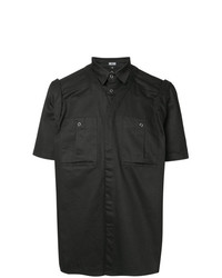 Мужская черная рубашка с коротким рукавом от Ktz