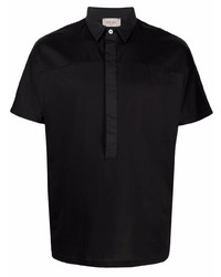 Мужская черная рубашка с коротким рукавом от Low Brand