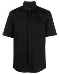 Мужская черная рубашка с коротким рукавом от Low Brand