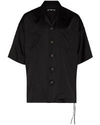 Мужская черная рубашка с коротким рукавом от Mastermind Japan