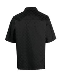 Мужская черная рубашка с коротким рукавом от Misbhv