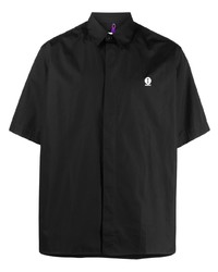 Мужская черная рубашка с коротким рукавом от Oamc