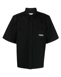 Мужская черная рубашка с коротким рукавом от Off-White