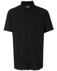 Мужская черная рубашка с коротким рукавом от OSKLEN