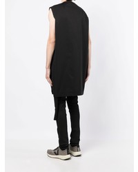 Мужская черная рубашка с коротким рукавом от Rick Owens DRKSHDW