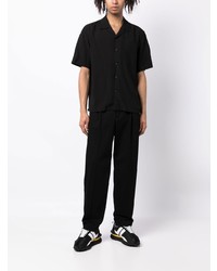 Мужская черная рубашка с коротким рукавом от rag & bone