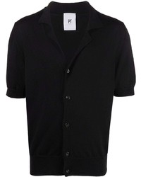 Мужская черная рубашка с коротким рукавом от PT TORINO