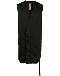 Мужская черная рубашка с коротким рукавом от Rick Owens DRKSHDW