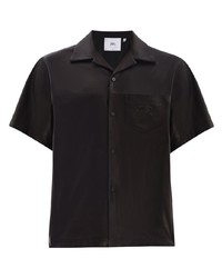 Мужская черная рубашка с коротким рукавом от RtA