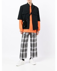 Мужская черная рубашка с коротким рукавом от Off Duty