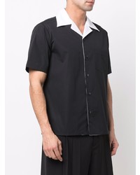Мужская черная рубашка с коротким рукавом от Ernest W. Baker