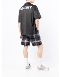 Мужская черная рубашка с коротким рукавом от Off Duty