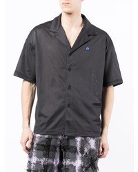 Мужская черная рубашка с коротким рукавом от Off Duty