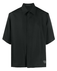 Мужская черная рубашка с коротким рукавом от Undercover