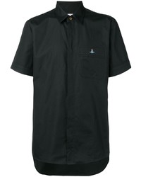 Мужская черная рубашка с коротким рукавом от Vivienne Westwood