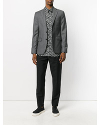 Мужская черная рубашка с принтом от Marc Jacobs