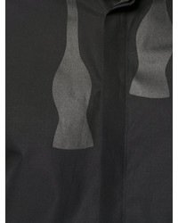 Мужская черная рубашка с принтом от Neil Barrett