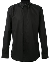 Мужская черная рубашка со звездами от Givenchy