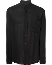 Мужская черная рубашка от AMI Alexandre Mattiussi