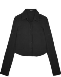 Женская черная рубашка от Ann Demeulemeester