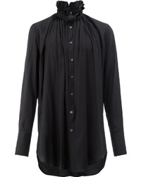 Мужская черная рубашка от Ann Demeulemeester