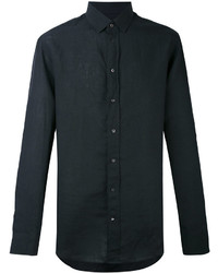 Мужская черная рубашка от Armani Collezioni