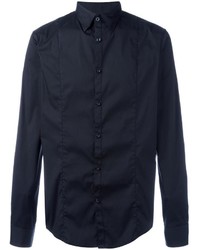 Мужская черная рубашка от Armani Jeans
