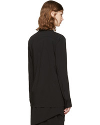 Женская черная рубашка от Jil Sander