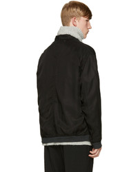 Мужская черная рубашка от Robert Geller