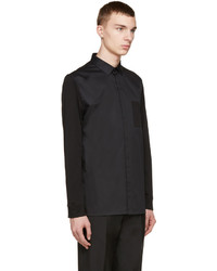Мужская черная рубашка от Helmut Lang
