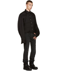 Мужская черная рубашка от Hood by Air
