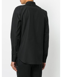 Мужская черная рубашка от Alexander McQueen