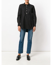 Женская черная рубашка от Twin-Set