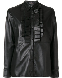 Женская черная рубашка от Capucci