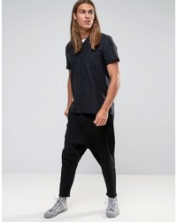 Мужская черная рубашка от Weekday