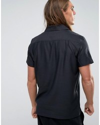 Мужская черная рубашка от Weekday