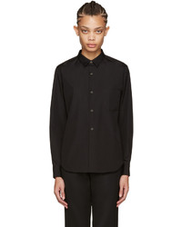 Женская черная рубашка от Comme des Garcons