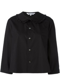 Женская черная рубашка от Comme des Garcons