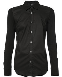 Женская черная рубашка от Derek Lam