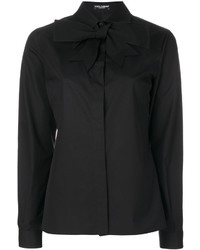 Женская черная рубашка от Dolce & Gabbana
