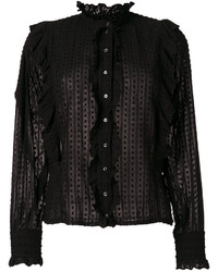 Женская черная рубашка от Etoile Isabel Marant