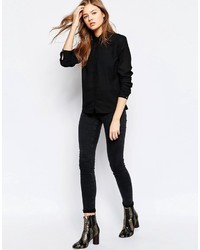 Женская черная рубашка от B.young