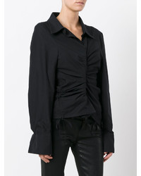 Женская черная рубашка от Jacquemus
